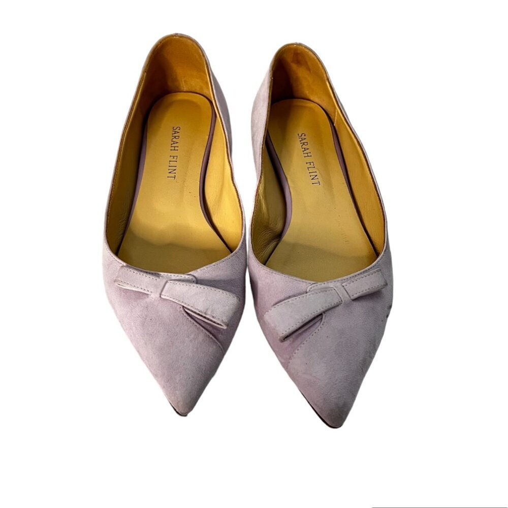 Sarah Flint Natalie Bow Pointed Toe Flat